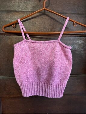 Janie & Jack Women's Pink Knit Cami Tank Top